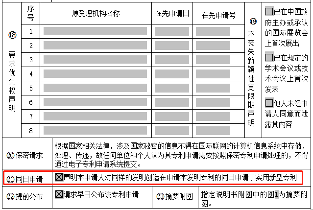 發(fā)明專利和實(shí)用新型一起申報(bào)只要勾選就可以了嗎